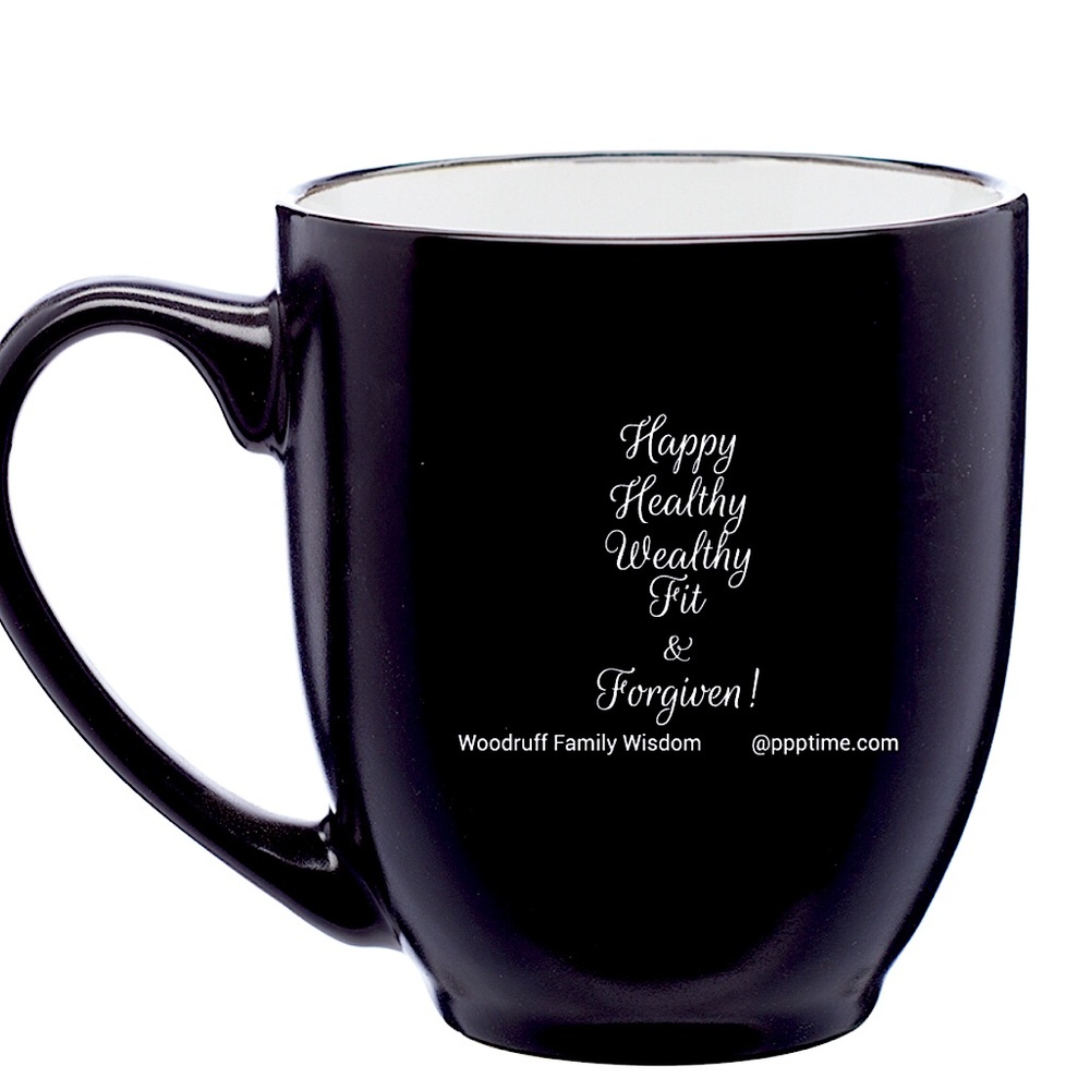 ‼️#ᗷᒪᗴSSᗴᗪ 16oz. Bistro Two-Tone Ceramic Mug